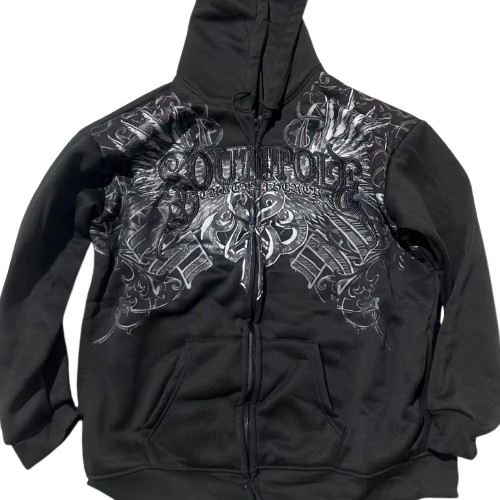 Southpole Black Hoodie