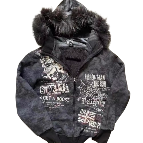 Black and Grey Hoodie