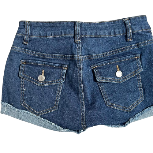 Women's Blue and Navy Shorts