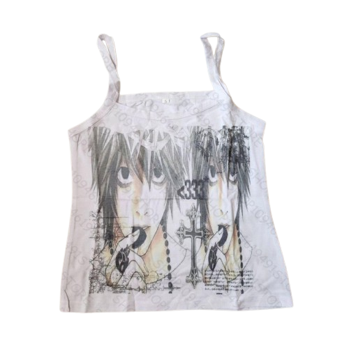 Death Note style L graphic
