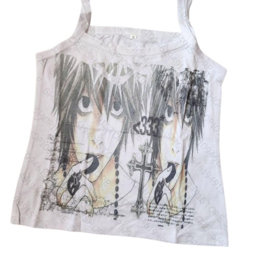 Death Note style L graphic
